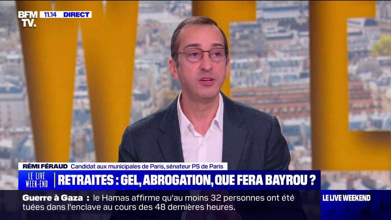 Discours de politique générale: "Il faut que François Bayrou puisse justifier d'un changement de politique" pour éviter la censure, déclare Rémi Féraud, sénateur PS de Paris