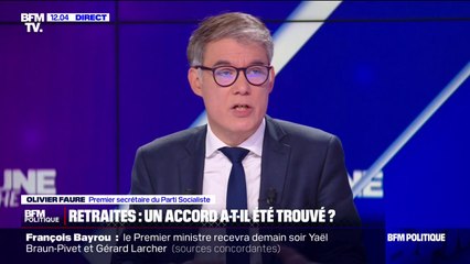 Réforme des retraites: "Au moment où nous nous parlons ce matin, le compte n'y est pas encore", déclare Olivier Faure, Premier secrétaire du Parti socialiste et député de la 11ème circonscription de Seine-et-Marne