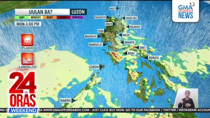 Shear line, Easterlies at Amihan, nagpapaulan sa iba't ibang lugar sa bansa | 24 Oras Weekend