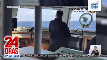 Nagbalik na monster ship ng China Coast Guard, hinarap at pinigilan ng BRP Teresa Magbanua | 24 Oras Weekend