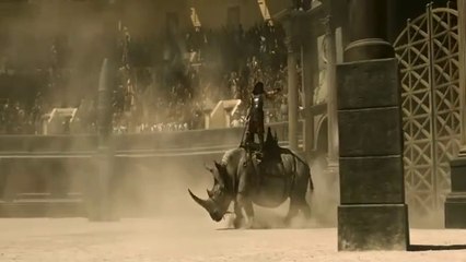 GLADIATOR II - Rhino Fight Scene (4K UHD) +18