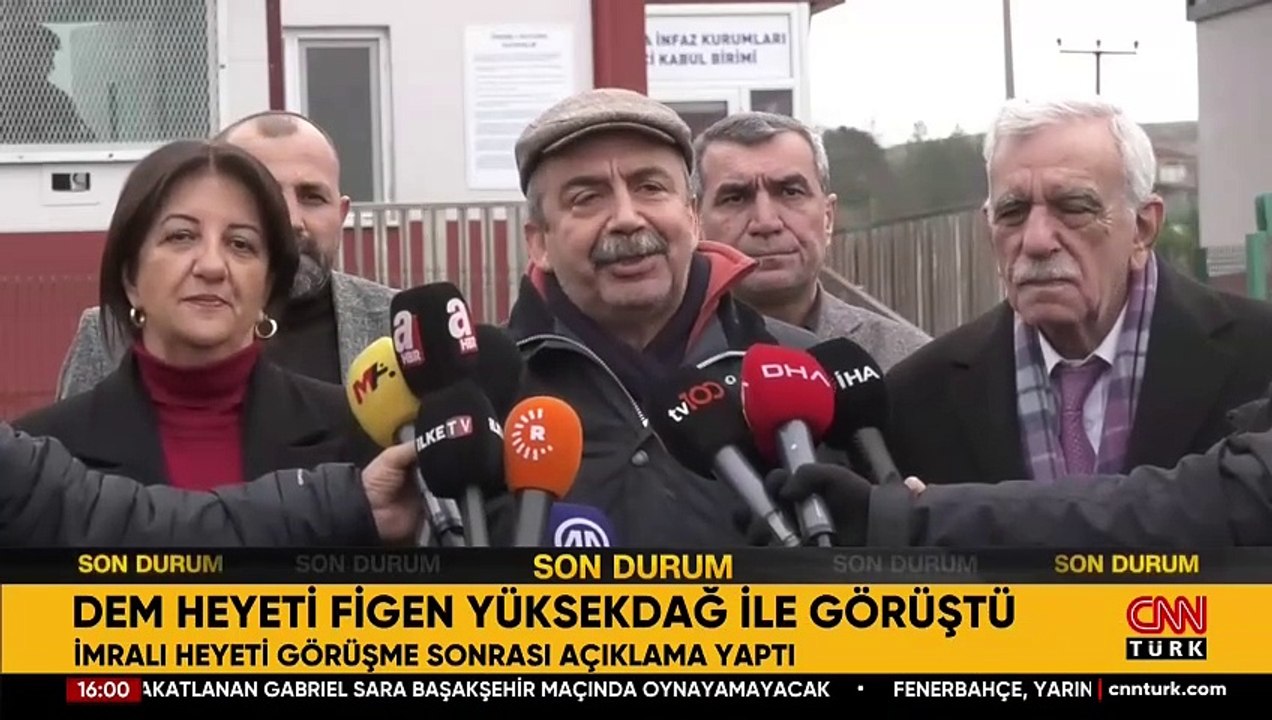 Cezaevinde Figen Yüksekdağ ile görüşen DEM Parti heyetinden açıklama