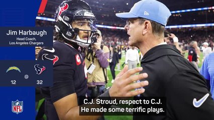 Harbaugh congratulates Texans; vows to come back stronger