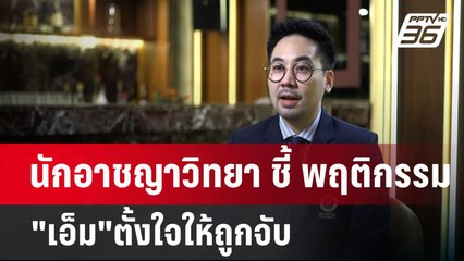 นักอาชญาวิทยา ชี้ พฤติกรรม"เอ็ม"ตั้งใจให้ถูกจับ | เข้มข่าวค่ำ | 12 ม.ค. 68