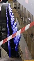 Piove nella tribuna stampa dello stadio Renzo Barbera di Palermo - IL VIDEO