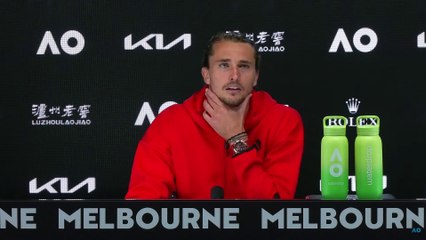 Tennis - Australian Open 2025 - Alexander Zverev : "A pretty solid match for a first round"