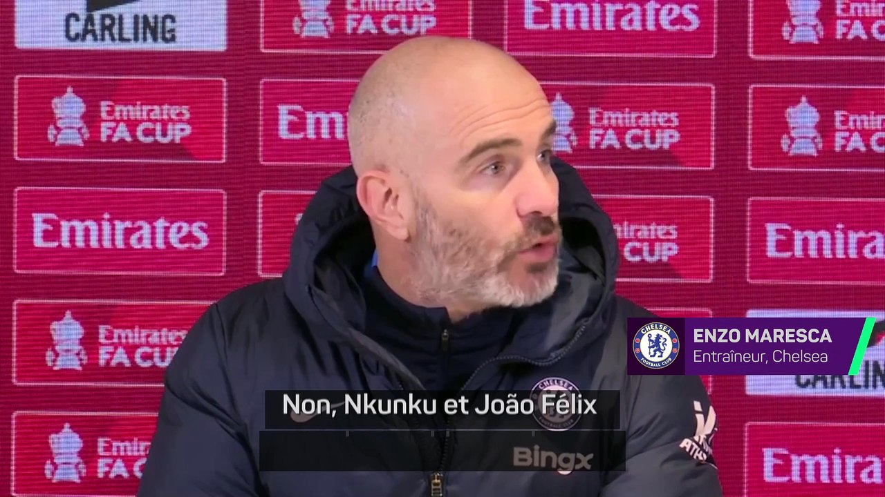 Maresca ne fera pas de cadeau à Nkunku et João Félix