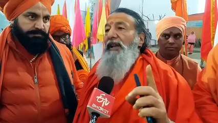 श्री पंचायती अखाड़ा बड़ा उदासीन की छावनी प्रवेश यात्रा में दिखी सनातन धर्म के साथ राष्ट्र धर्म की झलक
