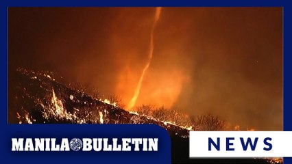 US: Fire tornado spotted in blazing Pacific Palisades fires