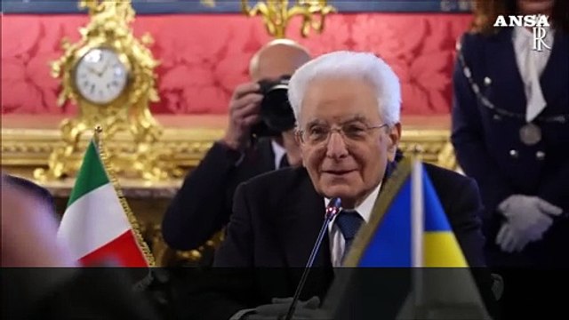 Mattarella riceve Zelensky: Nostro sostegno per la sicurezza dell'intera Ue