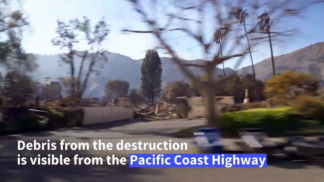 Images show luxury homes in Malibu destroyed by wildfires