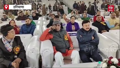रेवाड़ी में कैबिनेट मंत्री ने कहा सरकार हमने बनाई  हम ही चलाएंगे