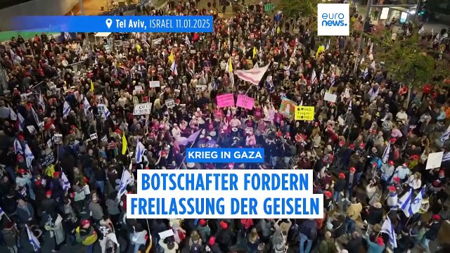 Ausländische Botschafter in Israel schließen sich den Demonstrationen an