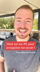Enregistrement d’ecran sur son PC
