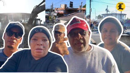 Testimonios de los afectados por el desalojo en el kilómetro 9 de la autopista Duarte