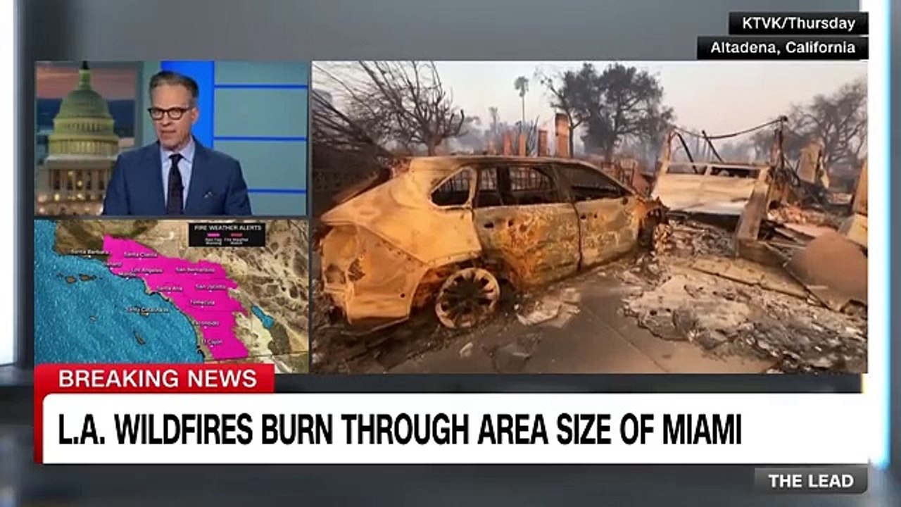 Los Angeles fires have burned land the size of Miami. See the impact