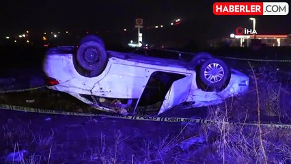 Ankara'da Takla Atan Otomobil Kazası: 1 Ölü, 4 Yaralı