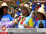 Abanderados cuerpos de la milicia campesina, comunera y pesquera para garantizar la defensa nacional