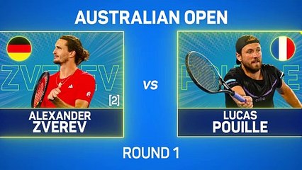 Zverev Dominates Pouille to Advance to Round Two 🎾