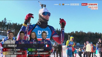 Le replay du relais mixte d'Oberhof - Biathlon - Coupe du monde