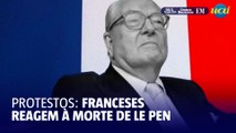 Protestos marcam morte de Jean-Marie Le Pen