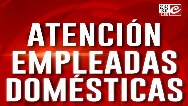 Empleadas domésticas: ¿Para cuando el aumento?
