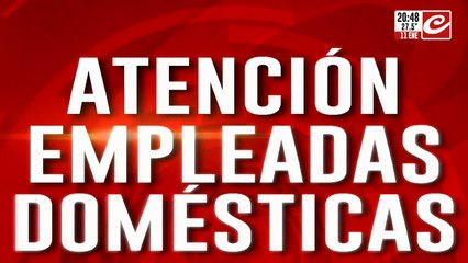 Empleadas domésticas: ¿Para cuando el aumento?