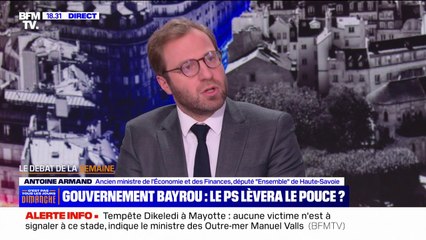 Antoine Armand (EPR): "Je suis heureux que le Parti socialiste essaie d'allonger la bride que lui a collée LFI"