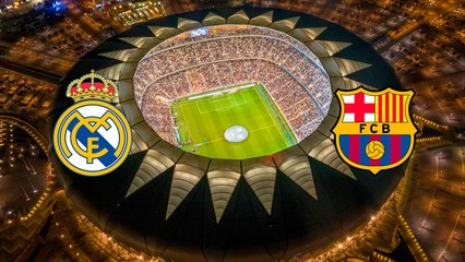 Real Madrid vs. Barcelona: el King Abdullah Stadium listo para la final de la Supercopa de España