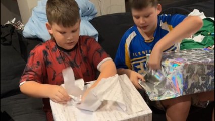 Heartwarming reactions of 2 brothers as they receive their long-awaited PS5 consoles for Christmas