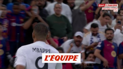 Le but de Kylian Mbappé lors du Clasico - Foot - Supercoupe d'Espagne