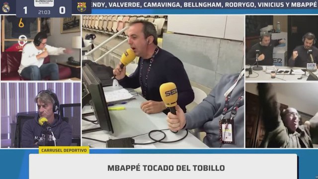 La narración de Lluis Flaquer del golazo de Lamine Yamal contra el Real Madrid en la final de la Supercopa de España 2025