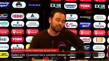 Selçuk İnan: Zorlu bir 3 puan aldık