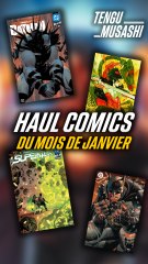 Haul Comics du mois de janvier !