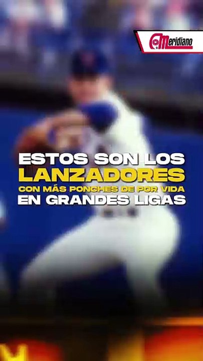 ¡Estos son los lanzadores con más ponches en MLB!