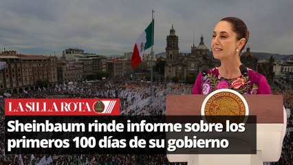 Sheinbaum da informe de los primeros 100 días de su gobierno en el Zócalo de la CDMX