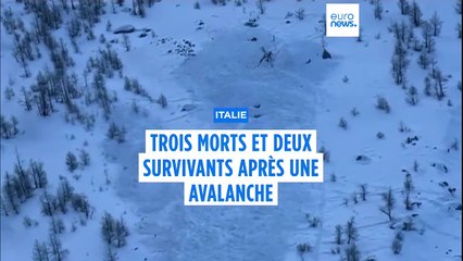 Italie : trois personnes tuées dans une avalanche