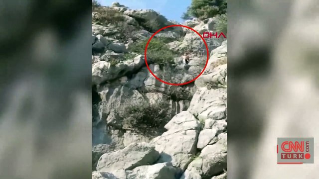 Nergis toplamak isteyen çocuklar dağda mahsur kaldı