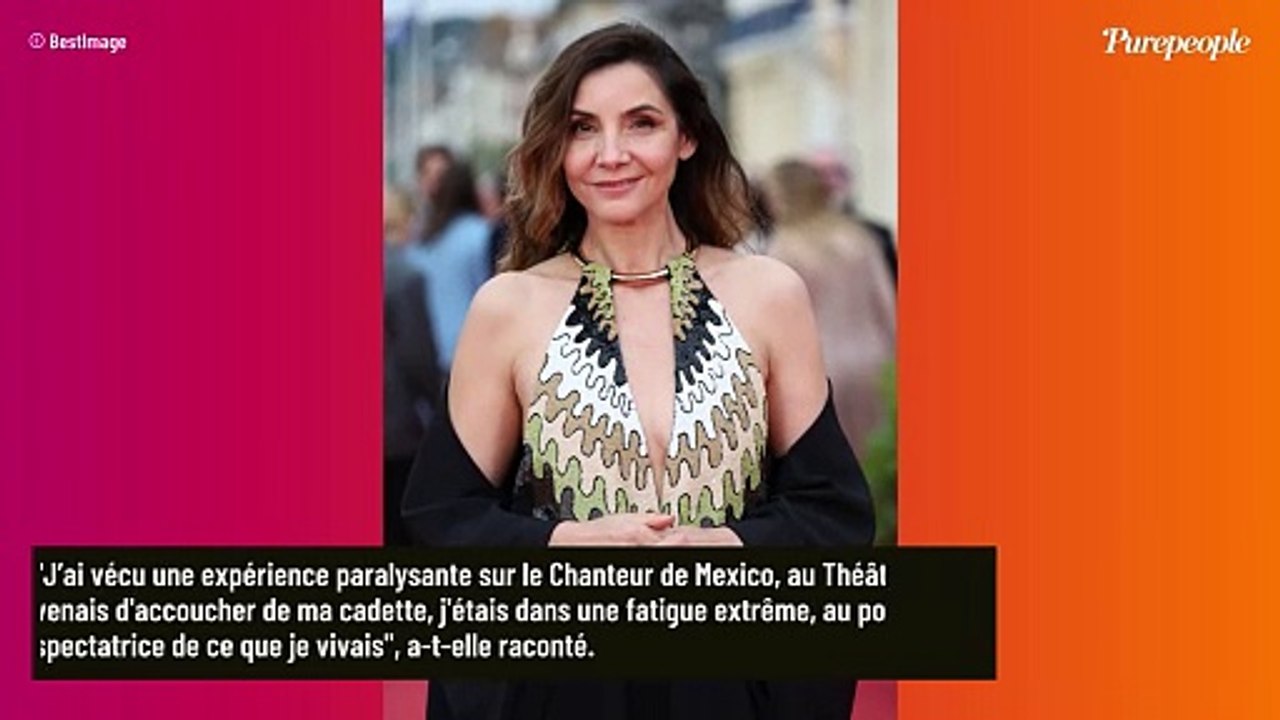 Clotilde Courau revient sur son expérience "paralysante" à son retour sur scène, quelques jours après avoir accouché