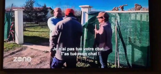Zone Interdite: un coup de boule en pleine émission de la part d'un voisin qui l'accuse d'avoir tué son chat