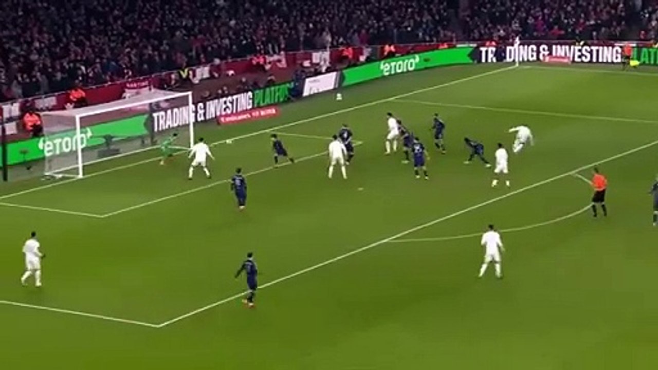 Gabriel goal against Manchester united. Thrd Round Emirates FA Cup 2024/2025