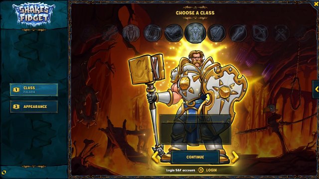 Shakes & Fidget - Character Creation