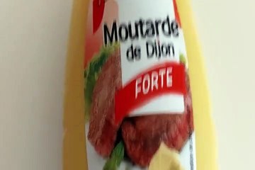 Mon avis sur AUCHAN GOURMET Moutarde de Dijon forte en squeeze top down 265g