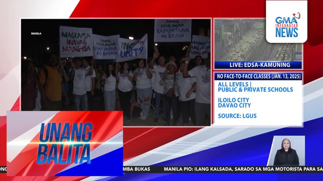 Mga miyembro ng Iglesia ni Cristo, maagang pumunta sa Quirino Grandstand sa Manila para sa gagawing peace rally | Unang Balita