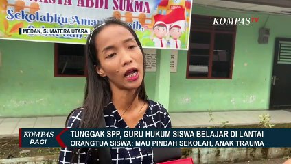 Viral Guru Hukum Siswa Belajar di Lantai karena Tunggak SPP, Orang Tua Buka Suara