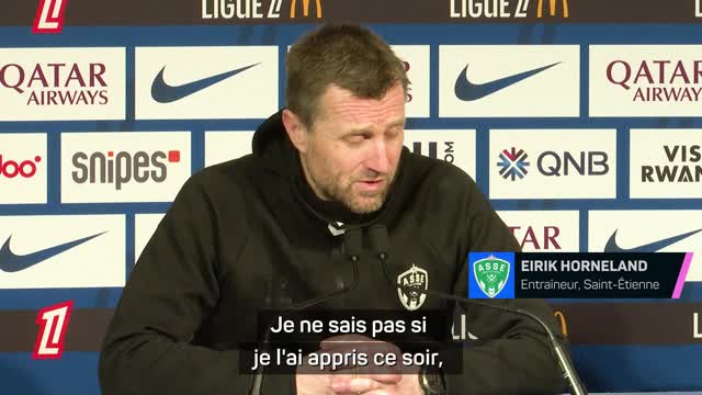 Saint-Étienne - Horneland : "Se rapprocher de ce niveau"