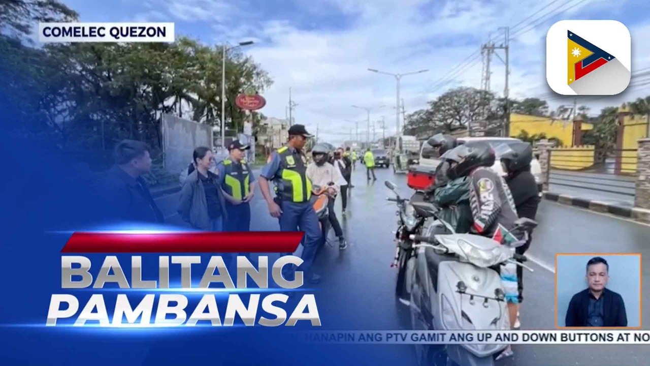 Lucena PNP, tiniyak na igagalang ang karapatan ng mga motorista sa mga Comelec checkpoint ngayong nagsimula na ang election period