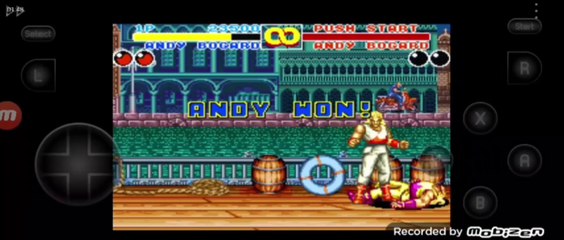 Fatal Fury 2 Andy Bogard vs Andy Bogard clone luta completa