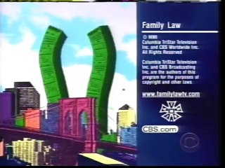 Family Law (5/7/01), Becker And Family Law (5/21/01) CBS Split Screen Credits