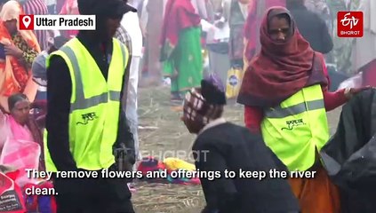 Sanitation Workers At Maha Kumbh Work Tirelessly To Keep Holy River Clean In Prayagraj